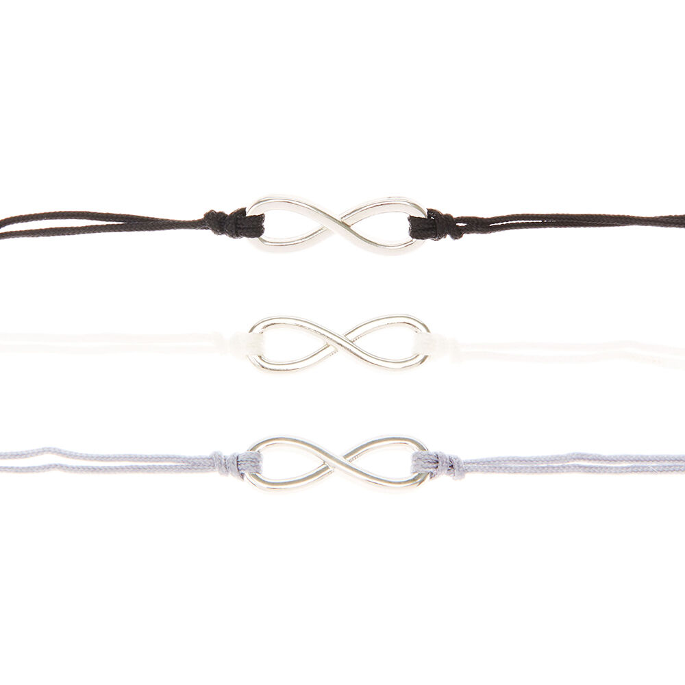 Lot de 3 bracelets de cordes damiti\u0026eacute;